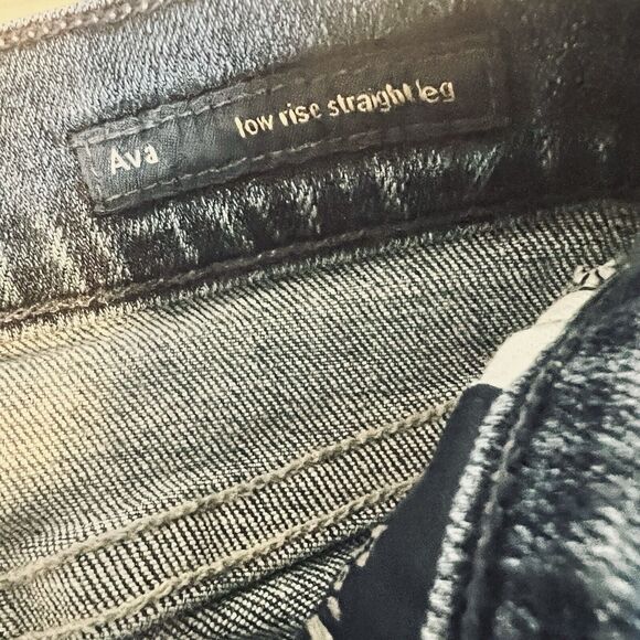 Citizens of Humanity Jeans Womens 28 Ava Low Rise Straight Stretch Distressed - Picture 13 of 16